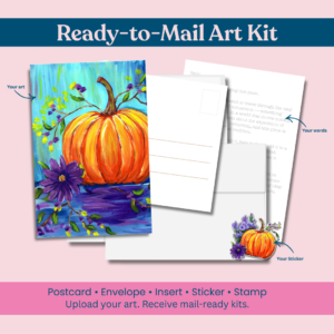 Ready-to-mail art kit